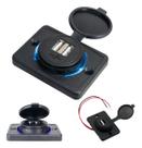 Tomada Adaptador Usb Carro Caminhão Barco 12v 24v Universal Tomada Adaptador Usb Carro Caminhão Barco 12v 24v Universal