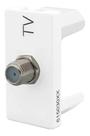Tomada antena tipo f 1m branca 615030bc pial plus +