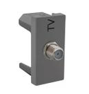 Tomada antena tipo f 1m cinza 615030cz pial plus + Tomada antena tipo f 1m cinza 615030cz pial plus +