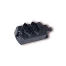 Tomada barra 2 saidas 2p+t 10a tmu2-310 preto margirius