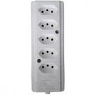 Tomada Barra Interneed (L) Quintupla 10/20A 2 Polos +Terra Branca 66651 Tomada Barra Interneed (L) Quintupla 10/20A 2 Polos +Terra Branca 66651