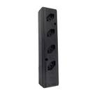 Tomada barra quadrupla pt 10/20a pro45 Tomada barra quadrupla pt 10/20a pro45