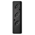 Tomada Barra Tripla 20A 2 P+T 45 Preta Interneed