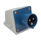 Tomada Blindada Sobrepor Neg 2p+T 16a 220v Tlm16432 Azul 6h