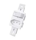 Tomada Branca 10A + 1 Interruptor 1 Tecla Simples 10817-0 BLux