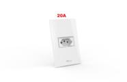 Tomada branca 2p+t 20a beleze enerbras Tomada branca 2p+t 20a beleze enerbras