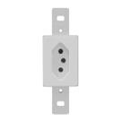 Tomada C/ Haste S/ Placa 2p+t 10a Branca - 23.080 Transmobil