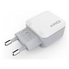 Tomada Carregador Turbo 2 Usb 12W Celular Tablet Universal - Kaidi