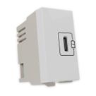 Tomada Carregador USB-C 2A Bivolt Branco Infiniti MarGirius