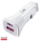 Tomada Carregador Veicular Para Celular 38W PD USB-C Fancy CC-K02 Tomada Carregador Veicular Para Celular 38W PD USB-C Fancy CC-K02