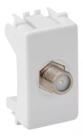 Tomada Coaxial para Tv 75 Ohms Simon 19 Branca