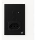Tomada com 2 interruptores inteligente Smart Wifi Aplicativo App Celular 110v 220v