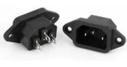 Tomada/ Conector Tripolar P/ Panela De Arroz Elétrica Univ.