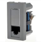 Tomada dados lcs2 rj45 cat.6 1m cinza 615047cz pial plus +
