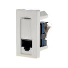 Tomada Dados LCS2 RJ45CAT5E 1M Branca 615045BC Tomada Dados LCS2 RJ45CAT5E 1M Branca 615045BC