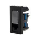 Tomada Dados LCS2 RJ45CAT5E 1M Preta 615045PT Tomada Dados LCS2 RJ45CAT5E 1M Preta 615045PT
