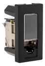 Tomada Dados Rj45 Cat.5 1m + Placa Para Movel 1 Posto Pial