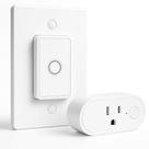 Tomada de controle remoto LoraTap Wireless de 30 m de alcance interno