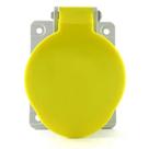 Tomada De Embutir 3P+T 16A 100/130V Amarela N4044 Steck