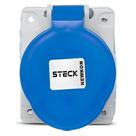 Tomada De Embutir 3p+t 32a 200/250v Azul N4249 Steck