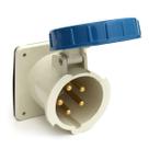 Tomada de embutir 63a 3p+n+t 220/240v negativa ip67 strahl
