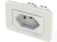 Tomada De Embutir Branca 10a Para Moveis - Lumitek