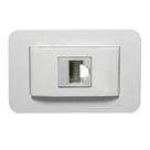 Tomada De Embutir Para Informatica RJ45-CAT 5 LUMITEK-branca