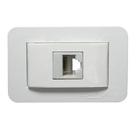 Tomada De Embutir Para Informatica RJ45-CAT 6 LUMITEK-Preta ou Branca