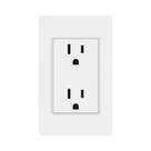 Tomada De Energia Dupla 15A Padrão Americano 110V 250V Painel De PC De Alta Qualidade Embutido Na Tomada De Energia Dupla 15A Padrão Americano 110V 250V Painel De PC De Alta Qualidade Embutido Na
