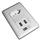 Tomada De Parede 1 Entrada Fonte 2 Usb 5v 10a Bivolt Tomada De Parede 1 Entrada Fonte 2 Usb 5v 10a Bivolt