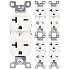 Tomada de parede Shadid 220V/240V/250V Nema 6-20R 20A, pacote com 5