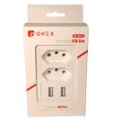 Tomada De Parede Tripolar Onex EX-5612T 2 Portas Usb Bivolt Tomada De Parede Tripolar Onex EX-5612T 2 Portas Usb Bivolt