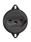 Tomada De Piso 20A Preta 2P+T - 5715PR Perlex