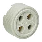 Tomada de porcelana bipolar 2 x 20a 380v