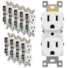 Tomada de receptáculo duplex ENERLITES 15A 125V com aterramento automático