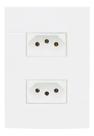 Tomada Dupla 10A + 20A Conjunto 4x2 Lunare Schneider Tomada Dupla 10A + 20A Conjunto 4x2 Lunare Schneider