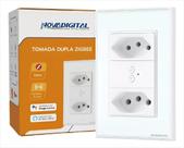 Tomada Dupla 10A e 20A NovaDigital Branco