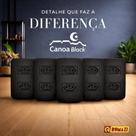 Tomada dupla 10a - romazi canoa black - 5 unidades