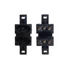 Tomada dupla 20a 250v preta - blux