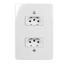 Tomada Dupla 20A Bivolt 4x2 Pino Grosso Margirius Renova