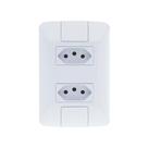 Tomada Dupla 2P + T 20A 250V Branco Aria - Tramontina Tomada Dupla 2P + T 20A 250V Branco Aria - Tramontina