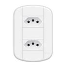 Tomada Dupla 2P+T 20A 250V Distanciadas Blanc+ Fame Ref 3920