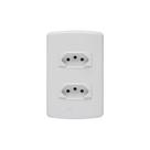 Tomada dupla 2x4 10a bc soprano en Tomada dupla 2x4 10a bc soprano en