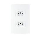 Tomada dupla 2x4 20a bc sleek maririus