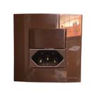 Tomada Dupla 3 Pinos 20a + Interruptor Simples Móvel Marmore Drywall Gesso Granito Móveis Pedra Embutir Marrom Margirius Tomada Dupla 3 Pinos 20a + Interruptor Simples Móvel Marmore Drywall Gesso Granito Móveis Pedra Embutir Marrom Margirius