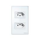 Tomada Dupla Inteligente Wi-Fi ETS 1002 Branco Intelbras
