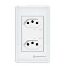 Tomada Dupla Inteligente Wi-fi Primebras 2 Canais TP1020 Branco Tomada Dupla Inteligente Wi-fi Primebras 2 Canais TP1020 Branco