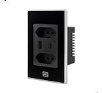 Tomada Dupla Smart Inteligente Weg Home Zigbee Preto 10a