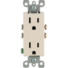 Tomada duplex Leviton S06-05325-0TS Light Ammond 15A 125V Decora Tomada duplex Leviton S06-05325-0TS Light Ammond 15A 125V Decora
