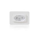 Tomada Easy Instal Simples Branca de Embutir de 2 Pinos + 1 Terra de 20a 250v Guidini